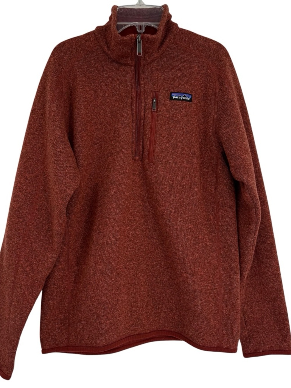 Patagonia Size S Men’s Half Zip Pullover Jacket Better Sweater Rust Outdoor